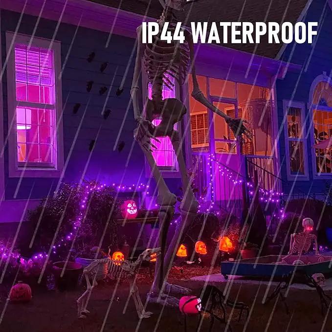 TW SHINE Purple Halloween Lights, 20FT 100 Count Incandescent Mini String Lights, Waterproof Halloween Decorations for Outdoor Indoor Patio Home Party Garden Yard Decor by GreenHaven Gardens