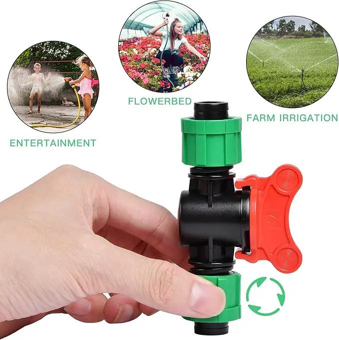 Supkiir 6 Pieces Drip Irrigation Shut-Off Valve 1/2 Inch Universal Drip Irrigation Tubing Coupling Valve by GreenHaven Gardens
