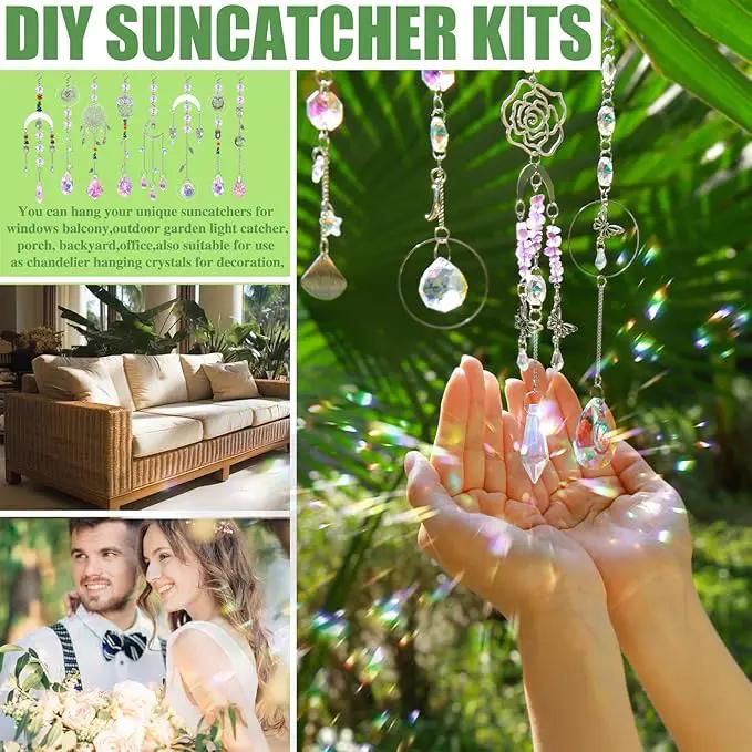 WASTROYAL 420 pcs DIY Sun Catchers Making Supplies Kit Art and Crafts for Adults Prism Hanging Decorative Suncatcher with Crystals Rainbow Maker for Indoor Windows Office Home Halloween Decor (Owl) by GreenHaven Gardens