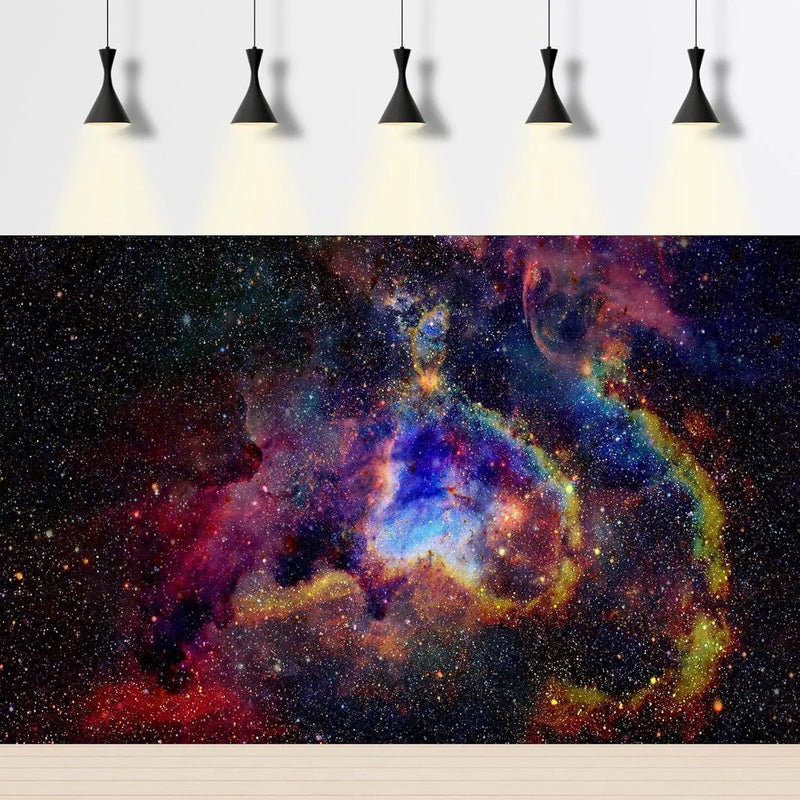 Outer Space Aquarium Background Fantasy Alien Planet Nebula and Galaxies Terrarium Background Stars Nebula Atmosphere Fish Tank Background Outer Space Reptile Tank Background 48x20in by GreenHaven Gardens
