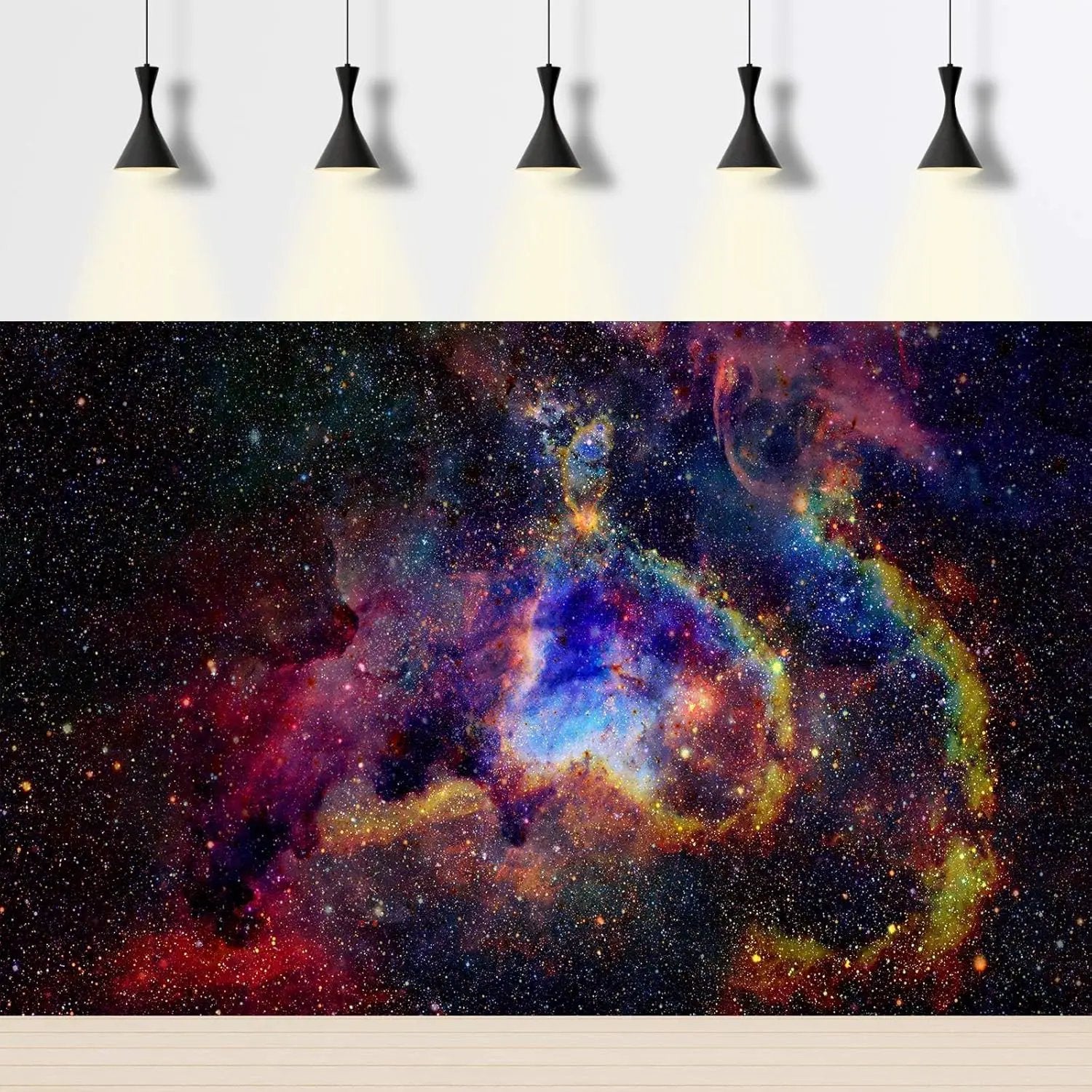 Outer Space Aquarium Background Fantasy Alien Planet Nebula and Galaxies Terrarium Background Stars Nebula Atmosphere Fish Tank Background Outer Space Reptile Tank Background 36x24in by GreenHaven Gardens