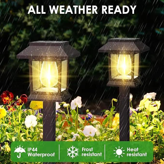 Solar Pathway Lights Outdoor, 12 Pack Upgraded LED Waterproof Solar Outdoor Lights, Outside Driveway Garden Landscape Walkway Path Yard Lawn Decor by GreenHaven Gardens