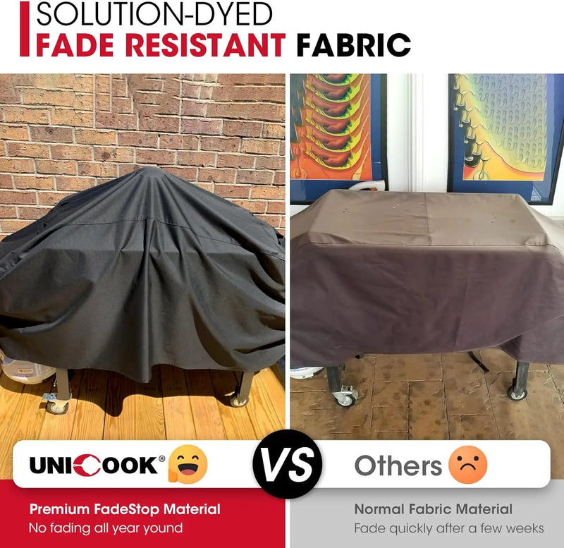 Unicook Griddle Cover for Blackstone 36 Inch Griddle Cooking Station, Waterproof Flat Top Grill Cover with Seam Taping and Support Pole, Heavy Duty Outdoor BBQ Cover for Camp Chef, Nexgrill etc by GreenHaven Gardens