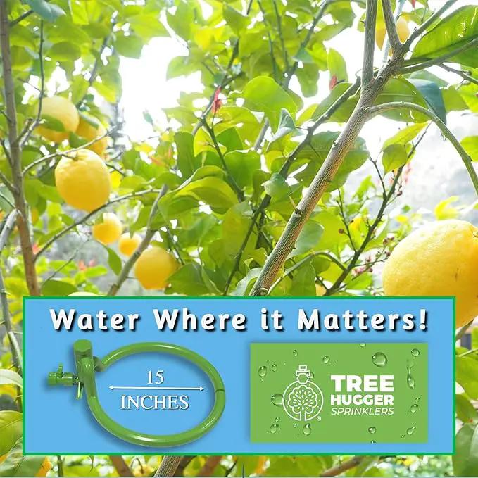 Tree Sprinkler with 360° Outward Direction | Water Sprinkler for Trees That Reaches The Nutrition Zone for Tree Root Watering (15") by GreenHaven Gardens