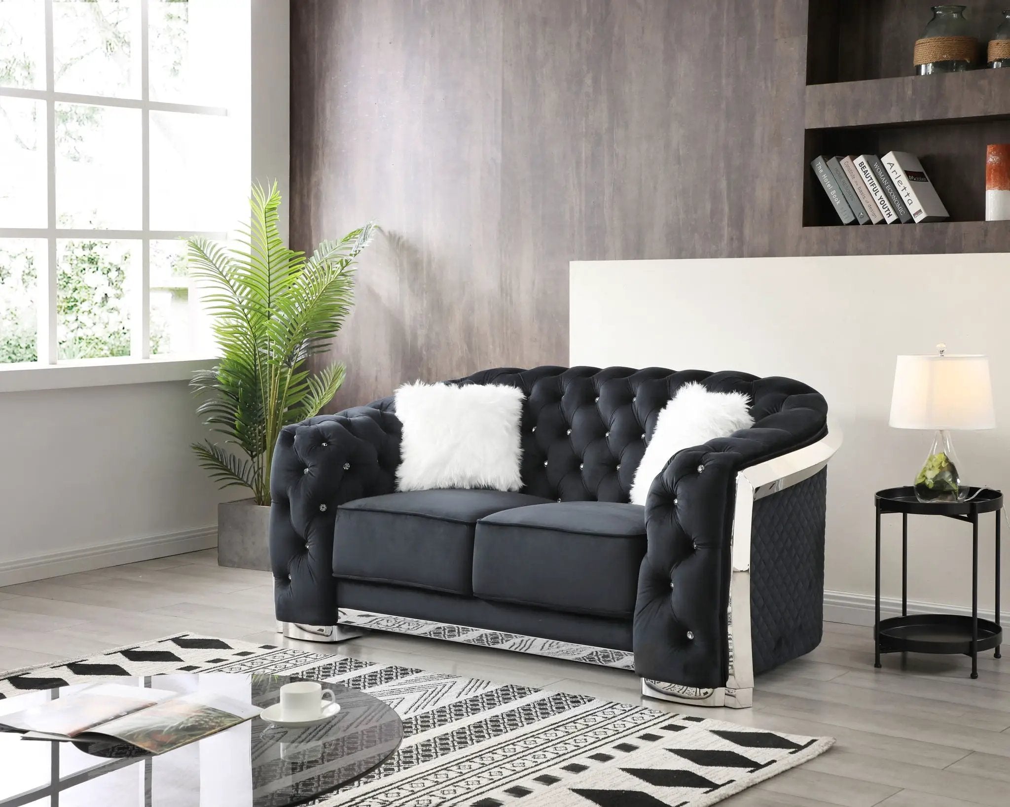 Loveseat With Flared Arms by HouseOfZazla