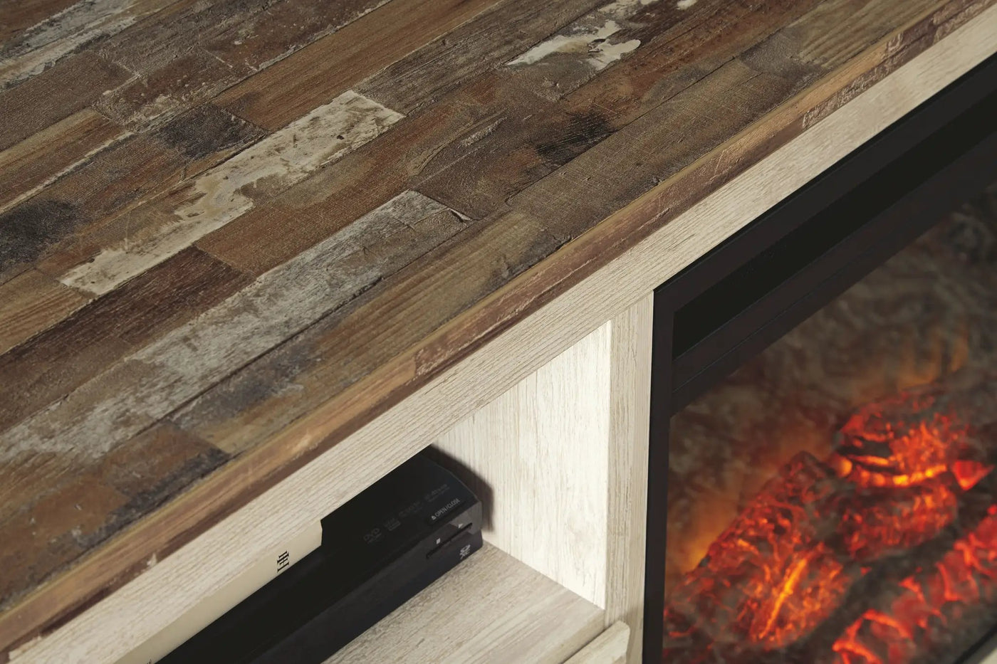 Willowton - TV Stand With Fireplace Option by Unique Piece Furniture