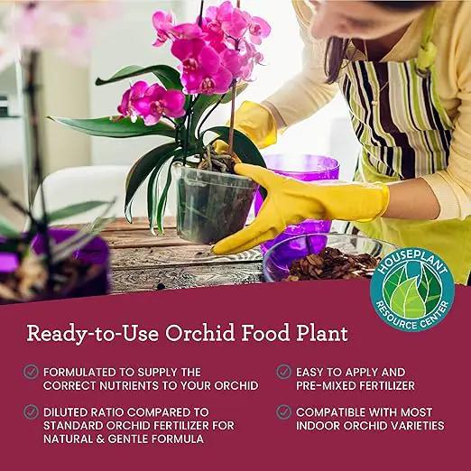 Orchid Fertilizer Spray – Nourishing Liquid Plant Food Mist for Healthy Orchids – Easy-to-Use Nutrient Boost for Vibrant Blooms & Healthy Roots – Made in USA – 8 oz by GreenHaven Gardens