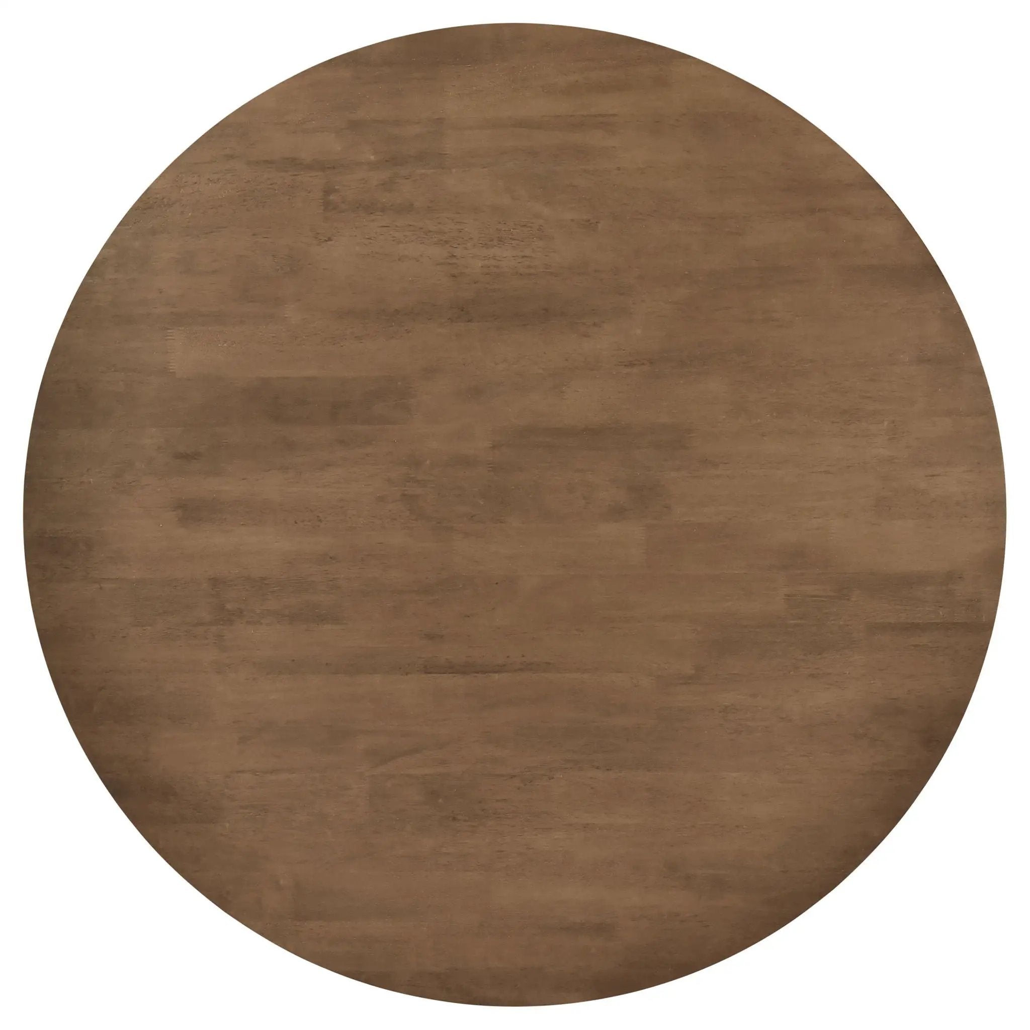 Guinea - 5 Piece Dining Set With Round Table And Upholstered Chairs - Walnut