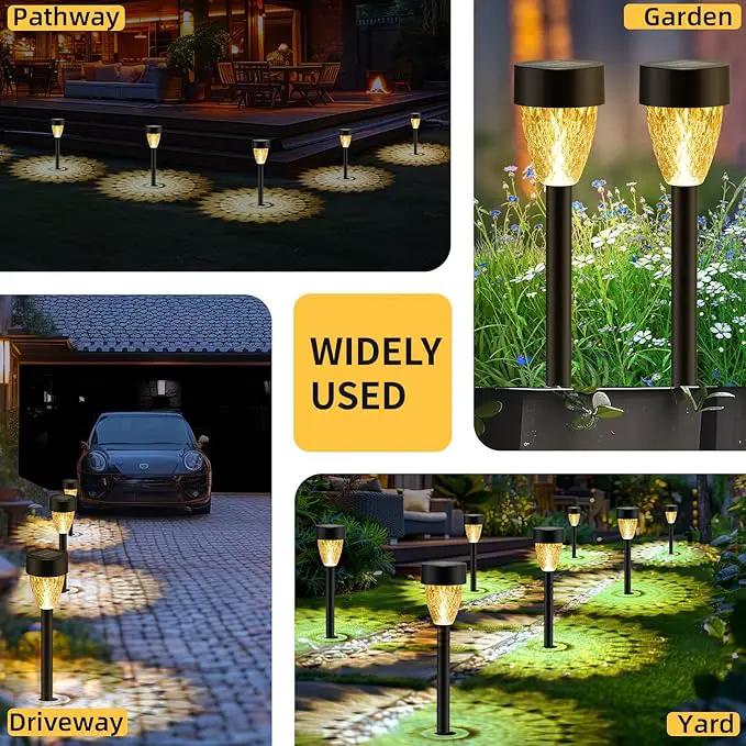 12 Pack Solar Lights Outdoor Waterproof, New Upgraded Solar Garden Lights Up to 12 Hrs Auto On/Off,Solar Pathway Lights Outdoor Outside Lights for Yard Patio,Lawn,Landscape and Pool Decor(3000K) by GreenHaven Gardens