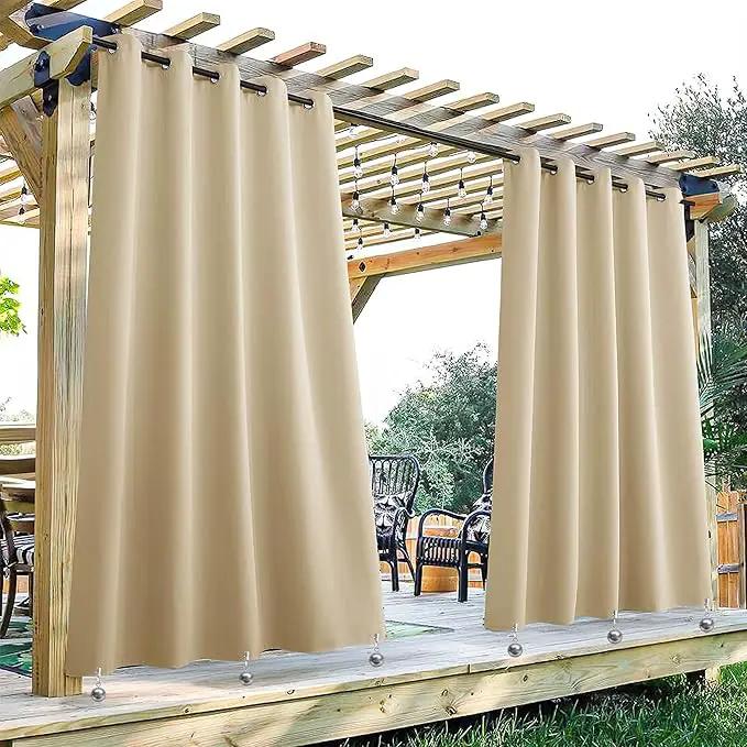 20 Pack Heavy Duty Curtain Weights for Outdoor, Stainless Steel Drapery Clip Keepping Curtain Panel Straight, Keep Outdoor Curtain Flag from Waving, Help Weigh Down Sun Curtain Tablecloth Garden Flag by GreenHaven Gardens