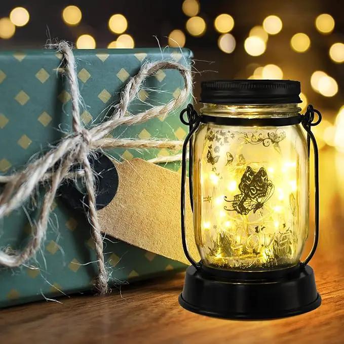 kyoryuger Butterfly Solar Lanterns, Gifts for Women Mom Grandma, Christmas Mom Gifts, Unique Birthday Gifts for Butterfly Lovers, Solar Garden Decoration Outside for Yard, Patio,Backyard,Porch by GreenHaven Gardens