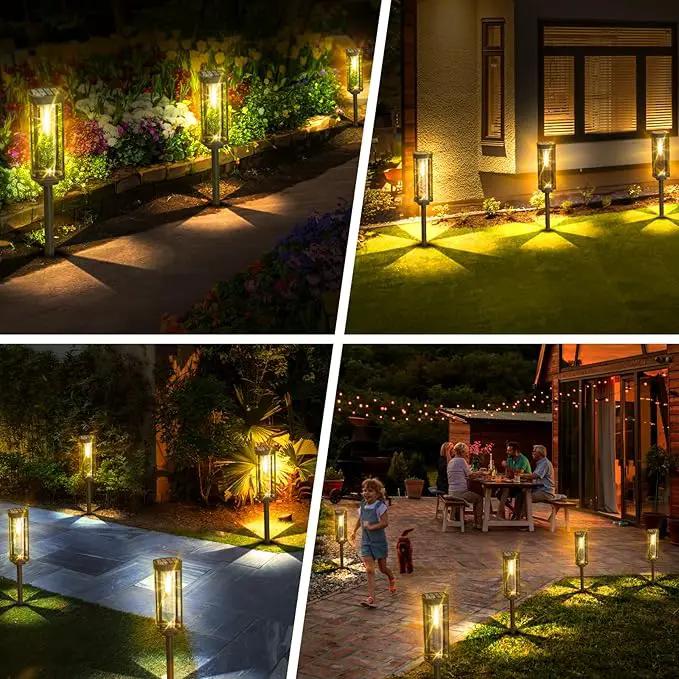 Solar Pathway Lights Outdoor 8 Pack, Bright Solar Path Lights Outside Waterproof, Sidewalk Lights Solar Powered Landscape Light for Walkway Driveway Lawn Patio Yard Garden by GreenHaven Gardens