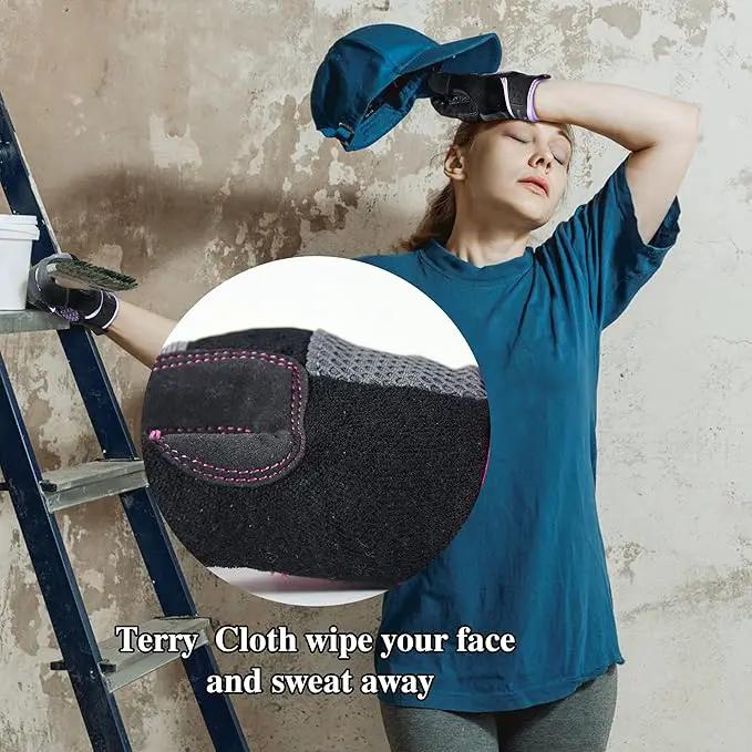 HANDLANDY Women Safety Work Gloves Utility Touch Screen Working Grip Glove for Yardwork Gardening Breathable Mechanic Gloves by GreenHaven Gardens