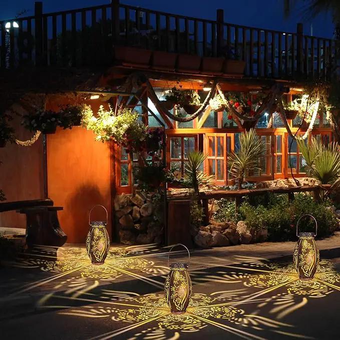 pearlstar 2 Pack Decorative Solar Lantern Lights for Hanging or Table Outdoor Solar Light for Patio Yard Garden Lawn Landscape Lighting Waterproof, Gift for Wamen Men Mom, Warm Lights,Hummingbird by GreenHaven Gardens