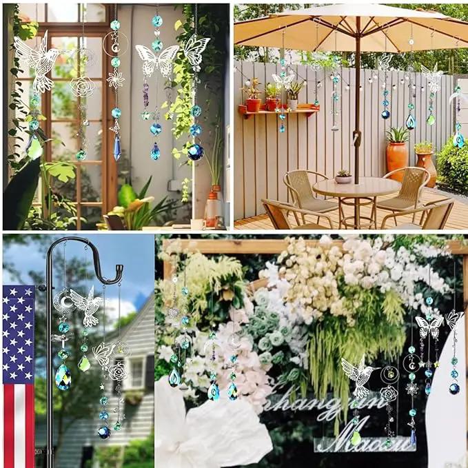 IcosaMro 420PCS Sun Catcher Arts and Crafts for Adults Crystal Suncatcher Crafts Kit for Adults Suncatchers DIY Making Supplies for Indoor Window Hanging, Outdoor Garden Decor Wedding Christmas by GreenHaven Gardens