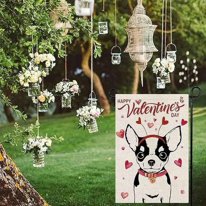 Seasonal Garden Flags Chihuahua Double Sided Flags Set of 11 Holiday Farmhouse Indoor Outdoor Yard Lawn Christmas Gifts Decorations 12.5x18 Inch by GreenHaven Gardens