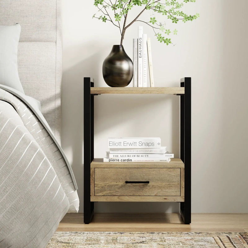 Riverside - Bedside Table - Natural by Unique Piece Furniture