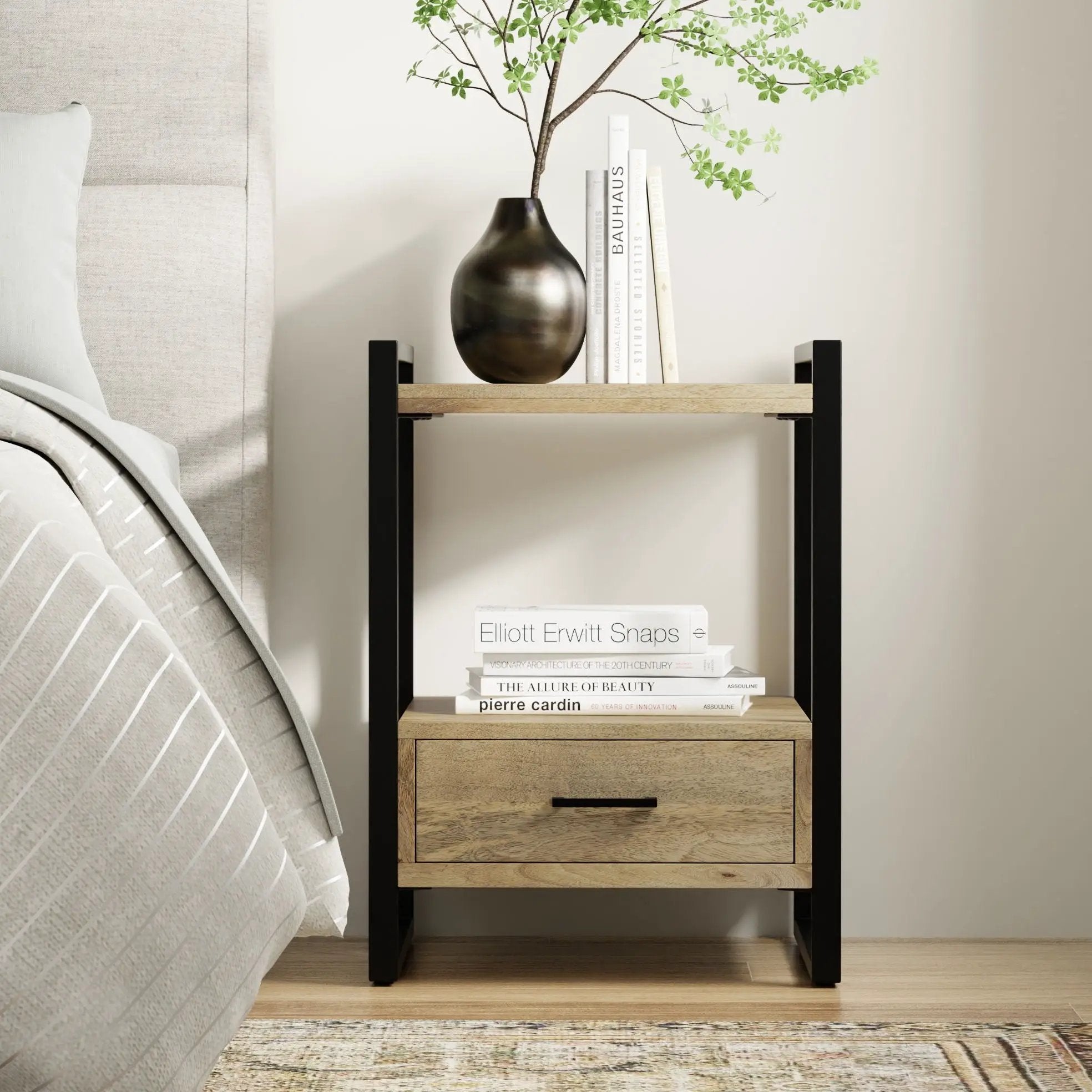 Riverside - Bedside Table - Natural by HouseOfZazla
