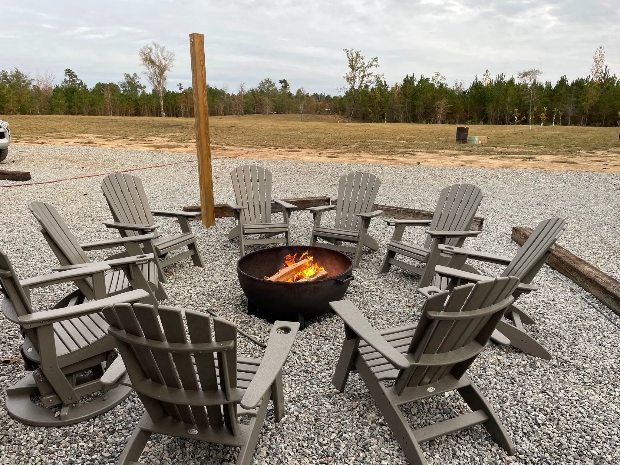 Adirondack Chair Sturdy HDPE Poly Lumber For Poolside, Patio, And Garden Relaxation by Unique Piece Furniture