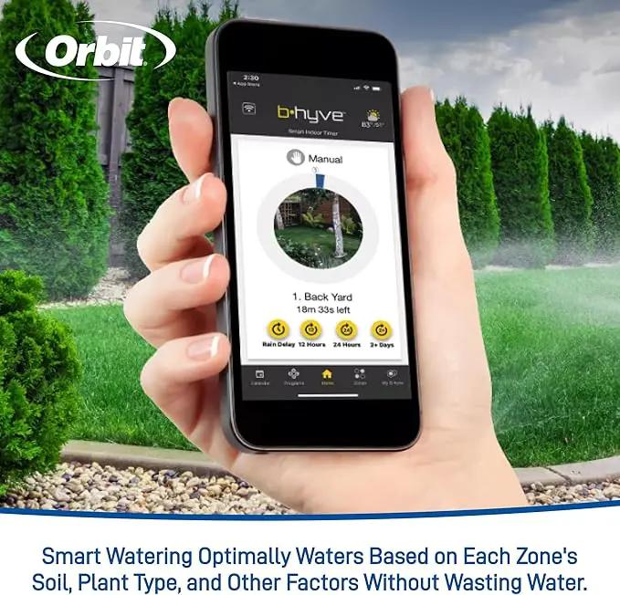Orbit 57915 B-hyve 4-Zone Indoor Smart Sprinkler Controller by GreenHaven Gardens