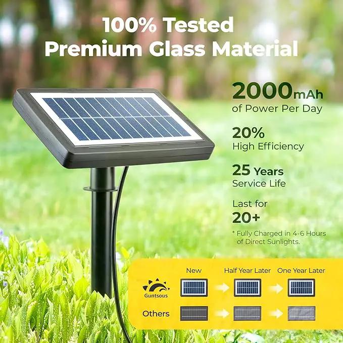 Solar String Lights Outdoor: 29FT 10*S14 Solar Powered Qutside IP65 Waterproof Hanging Warm White Led Edison Bulbs for Patio Garden Yard Porch Gazebo Decorations by GreenHaven Gardens
