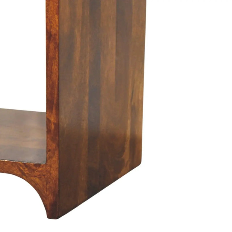 Newton - Nightstand With A Drawer And Open Shelf by HouseOfZazla