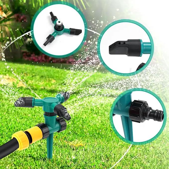 2 Pack Sprinklers for Yard, 360Rotating Lawn Sprinkler, Sprinklers for Yard Large Area, Lawn Sprinklers, Powerful and Even Watering for Lawns, Gardens and Kids by GreenHaven Gardens
