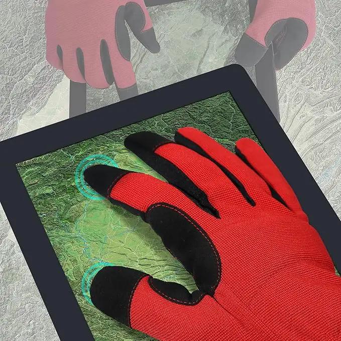 DULFINE High Performance Work Gloves For Men(3 Pairs Pack), High Dexterity Touch Screen For Multipurpose,Excellent Grip (Large) by GreenHaven Gardens