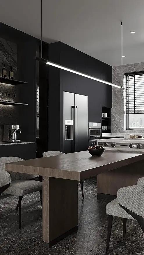 Dimoon 78.7''x15.7'' Black Skin Peel and Stick Wallpaper Contact Paper Modern Self Adhesive Wall Paper Removable Renter Friendly Textured Solid Color Cabinet Vinyl Roll (78.7''x15.7'',Black Skin) by GreenHaven Gardens