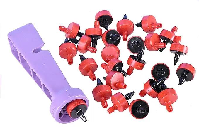 25 Rainbird XB20PC 2.0 GPH Drip Irrigation Emitters w/Free Installation Tool by GreenHaven Gardens