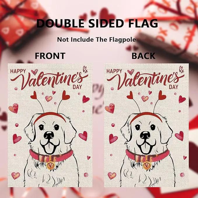 Seasonal Garden Flags Great Pyrenees Double Sided Flags Set of 11 Holiday Farmhouse Indoor Outdoor Yard Lawn Christmas Gifts Decorations 12.5x18 Inch by GreenHaven Gardens