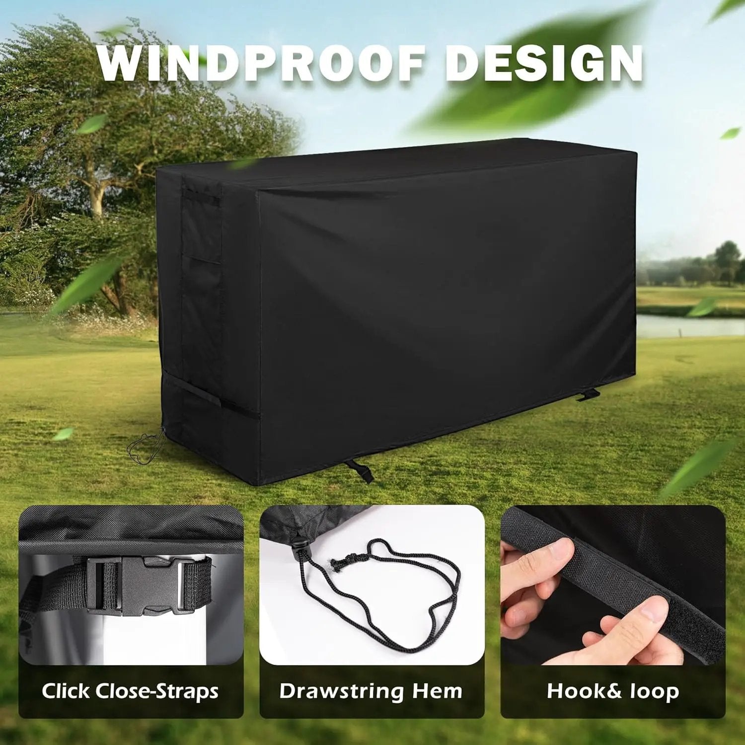 Griddle Cover for Royal Gourmet GD401,GD402, GD403 Grill, Flat Top Grill Cover for 66in 4-Burner Grill, Waterproof BBQ Grill Cover for Outdoor Barbecue/Gas Griddle/Propane Griddle by GreenHaven Gardens