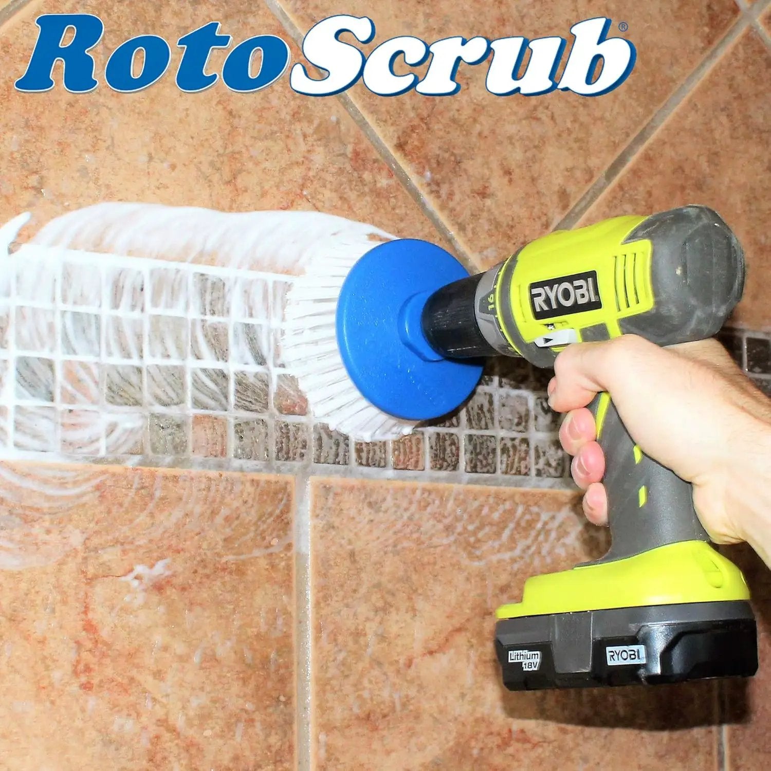 Multi-Purpose Drill Brush Attachment, Showers, Tubs, Carpet, Tile, Grout, Medium Bristle for Ultimate Cleaning Power by GreenHaven Gardens