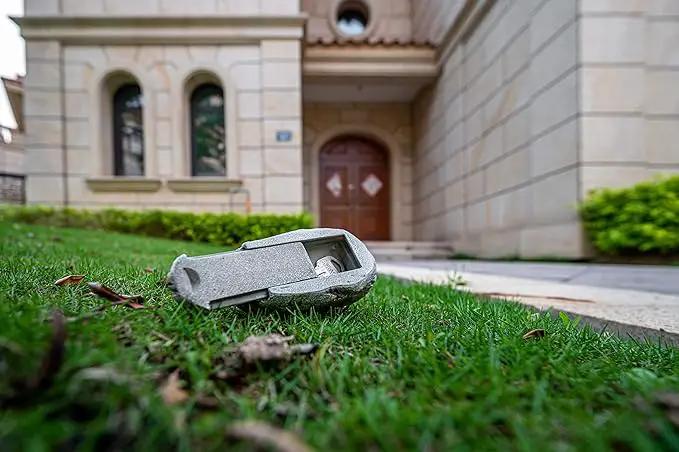 Hide-A-Key Fake Rock Security Safe Storage,Looks and Feels Like a Real Rock Spare Key,Safely Hiking Your Spare Key Outdoor,Yard or Garden Diversion Safes,Outdoor Statue. by GreenHaven Gardens