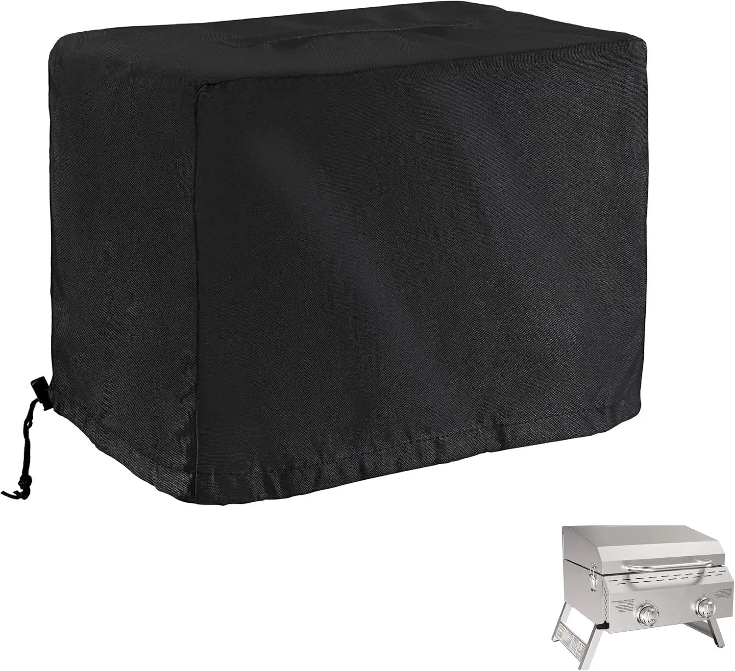 Grill Cover for Megamaster 2-Burner Tabletop Grill, Protective Barbeque Grill Cover for Portable 2-Burner Camping Grill, Outdoor BBQ Cover for Portable Gas Grill/Small Propane Grill by GreenHaven Gardens