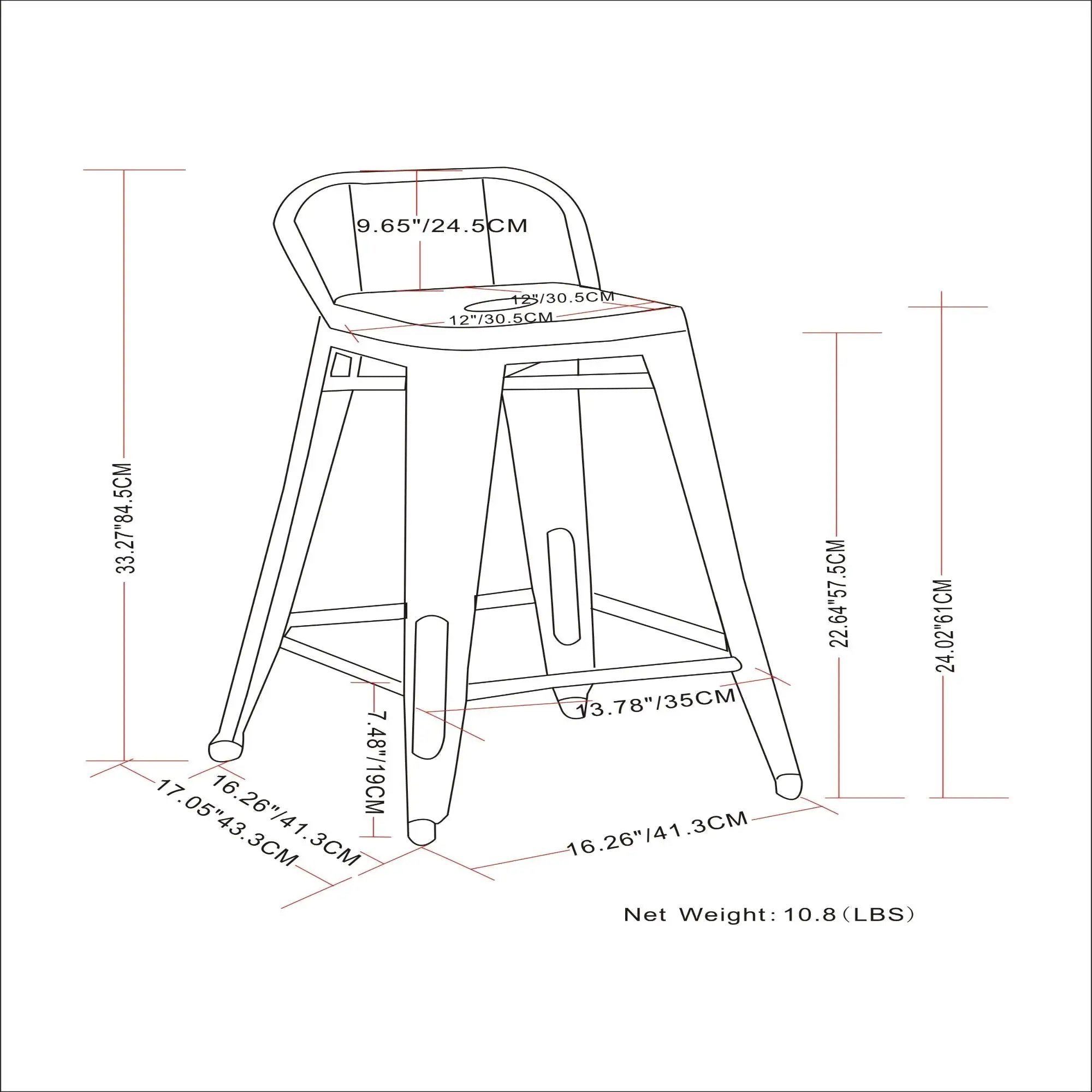 Rayne - Multifunctional Metal Stool by HouseOfZazla