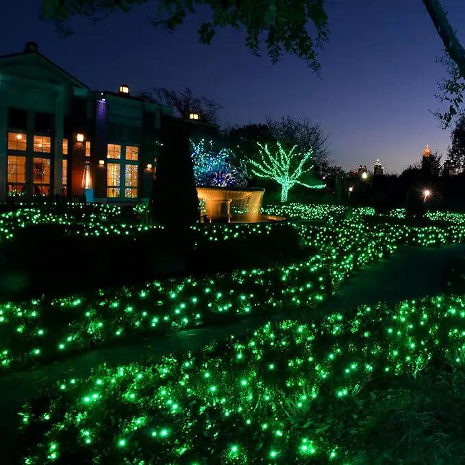 TW SHINE Green St. Patrick's Day Lights, 2 Pack Total 40FT 200 Count Incandescent Christmas Mini String Lights, Waterproof Decorations for Outdoor Indoor Xmas Tree Patio Home Party Yard Decor by GreenHaven Gardens
