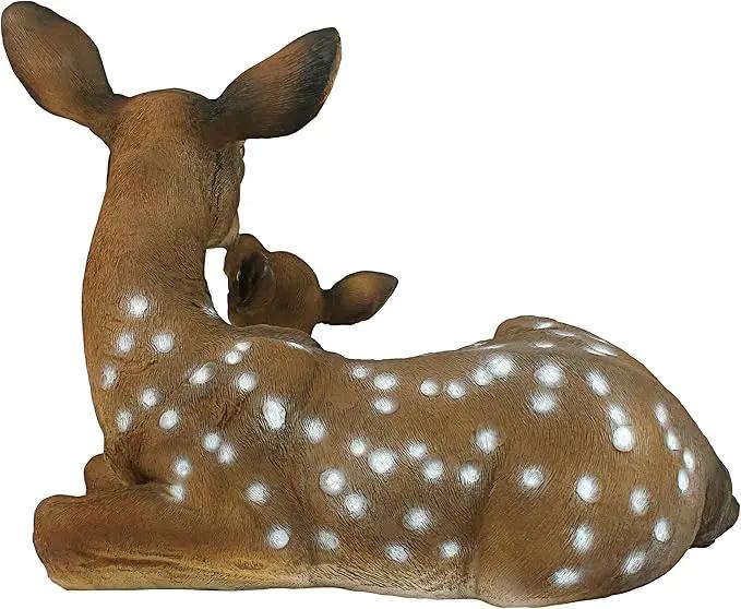 Design Toscano Mothers Love, Doe and Fawn Sculpture by GreenHaven Gardens