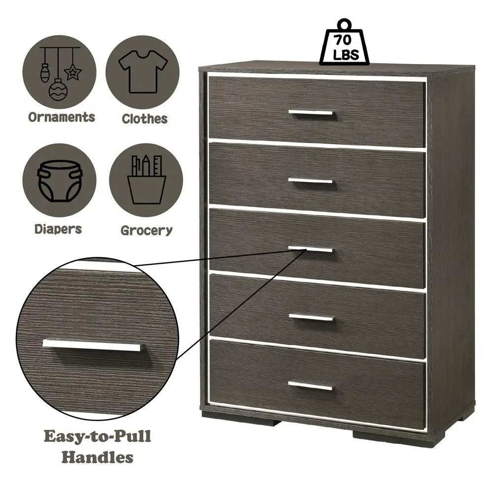 Escher - Chest - Gray Oak by Unique Piece Furniture