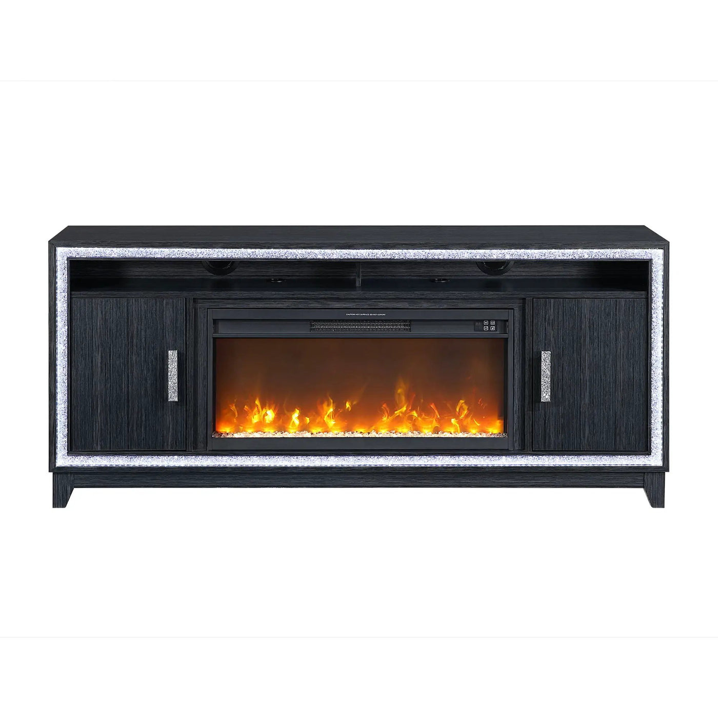 Almera - Fireplace With Adjustable Temperature And LED Options by HouseOfZazla