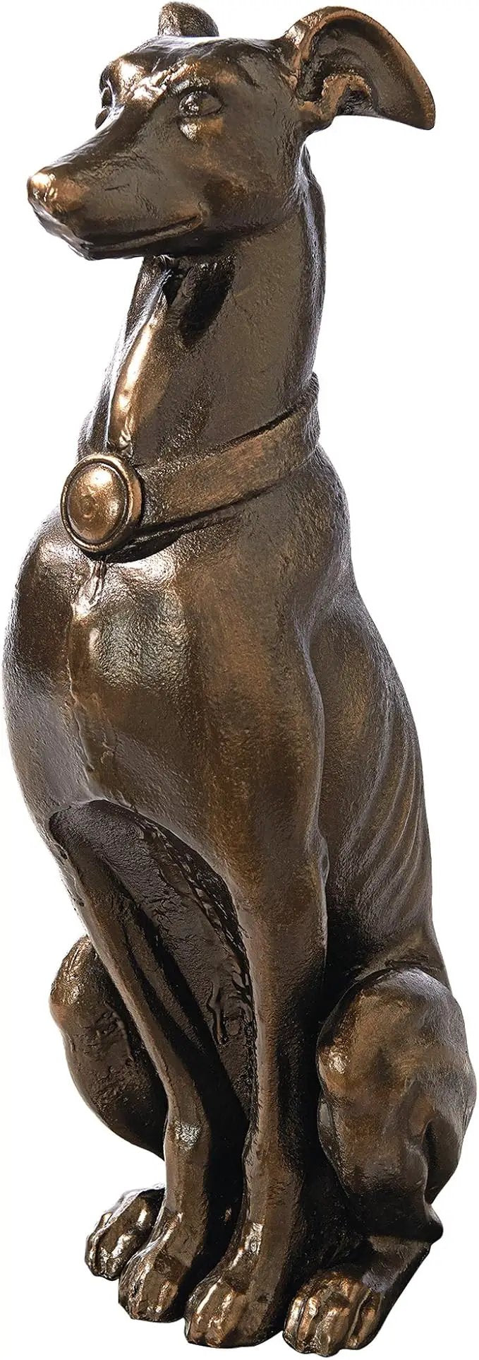 Design Toscano Greyhound Sentinel Cast Iron Dog Statue by GreenHaven Gardens
