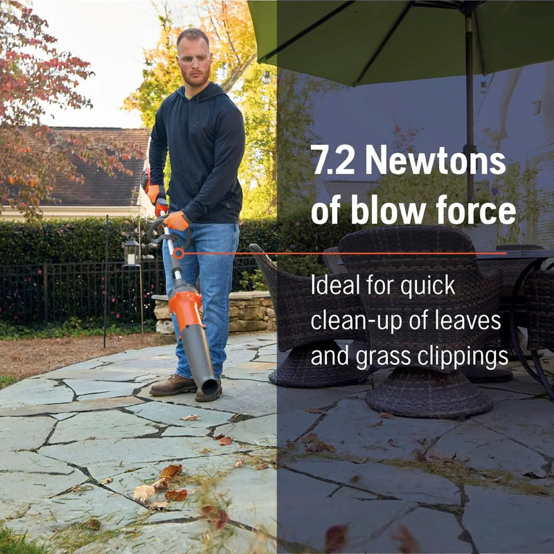 Husqvarna DB110 Leaf Blower Attachment, FLXi Compatible Battery Powered Leaf Blower Attachment, Hook Included for Easy Storage by GreenHaven Gardens