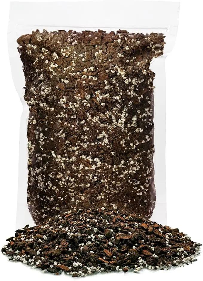 Premium Monstera Potting Soil - Quick Drain Potting Soil for Growing and Repotting Monstera Deliciosa/Swiss Cheese Plant - 3 Quart Bag by GreenHaven Gardens