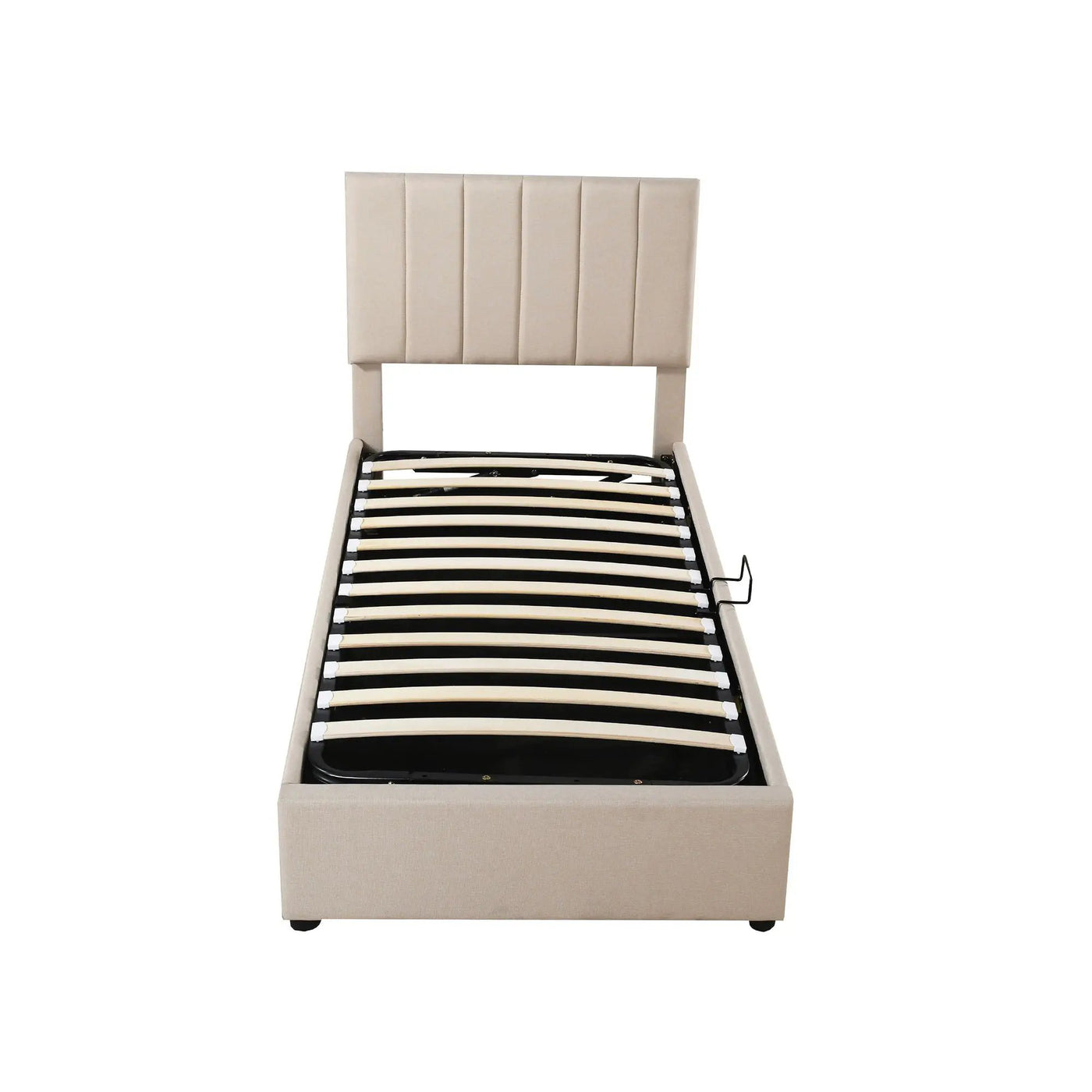 Upholstered Platform Bed With A Hydraulic Storage System by Unique Piece Furniture