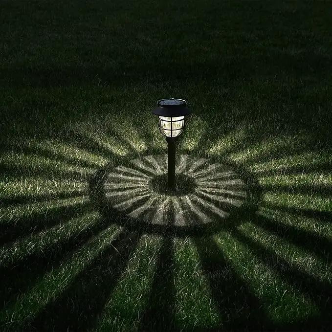 10 Pack Solar Pathway Lights Outdoor - Bright Solar Powered Garden Lights with Warm White LED, Auto On/Off Waterproof Path Lights Decorative, Landscape Lighting for Yard Patio Walkway Driveway by GreenHaven Gardens