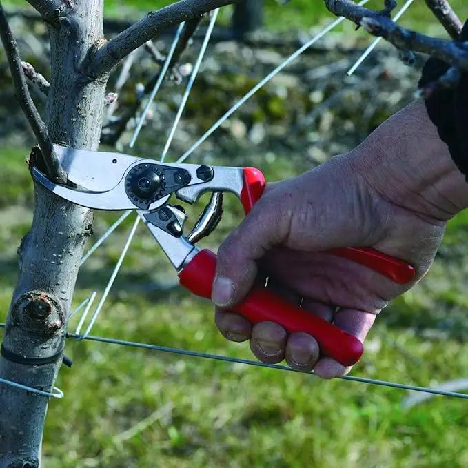 Felco F7 Pruning Shears – 26" Swiss-Made Garden Clippers with Rotating Handle for Reduced Fatigue | Hand Pruners for Gardening | Garden Tool Cutter with Precision Bypass Blade, Aluminum Handles by GreenHaven Gardens