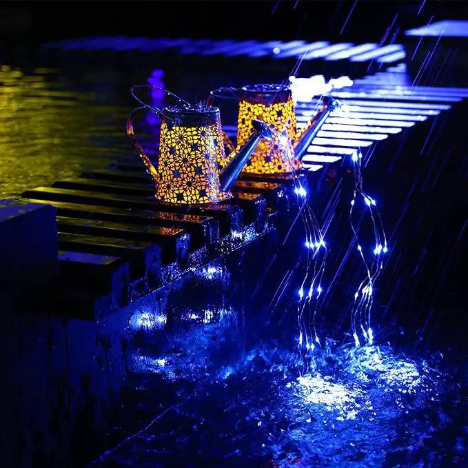 VOOKRY Solar Watering Can Lights, Large Hanging Solar Lights Outdoor Decorative Garden Decor Waterproof for Outside Patio Yard Porch Lawn Landscape Birthday Gifts for Women Mom Grandma(Blue) by GreenHaven Gardens