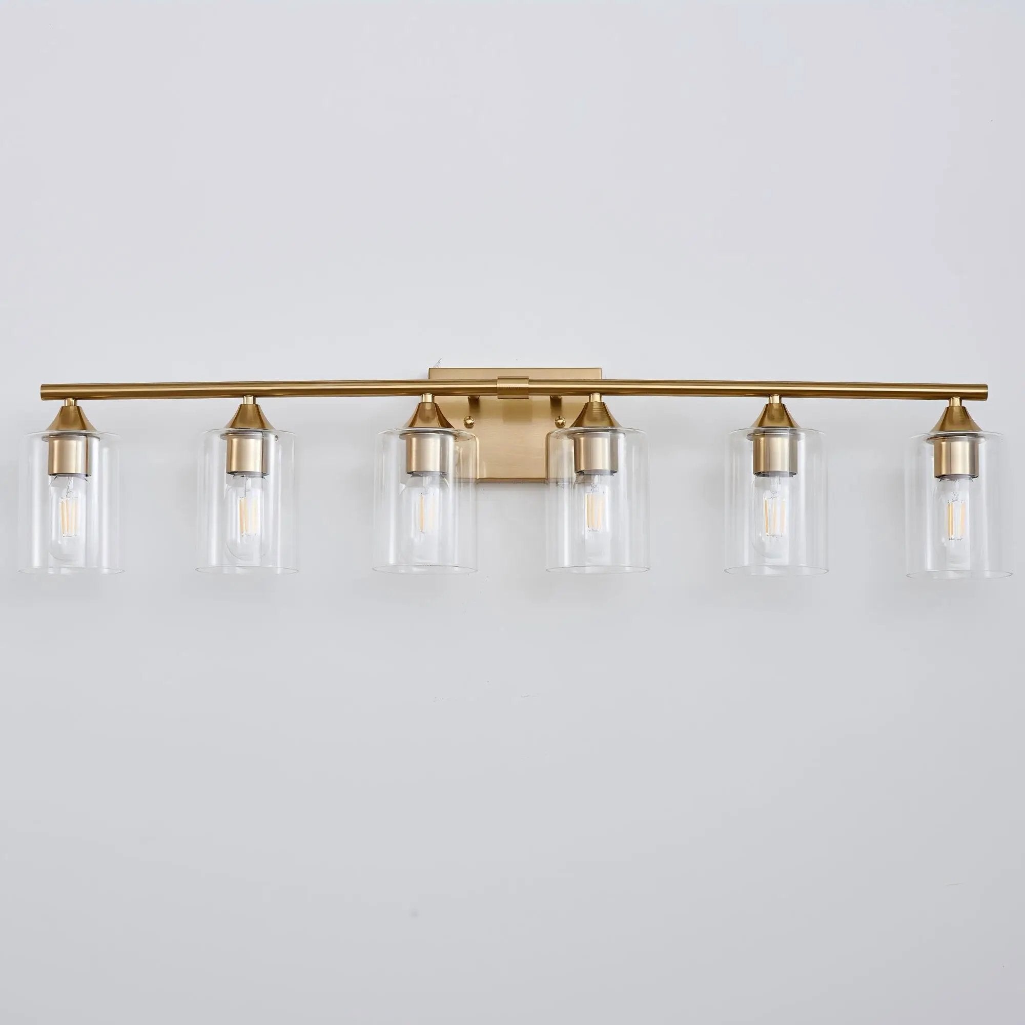 6-Light Brushed Bathroom Lighting by HouseOfZazla