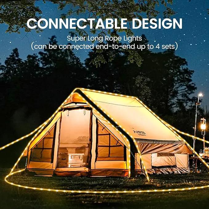 LED Rope Lights Outdoor String Lights,100ft 300LED Flexible Tube Lights Connectable Fairy String Light Plug in Waterproof 8 Modes for Indoor,Outside Home,Yard,Pool,Wedding,Garden,Patio Holiday Decor by GreenHaven Gardens