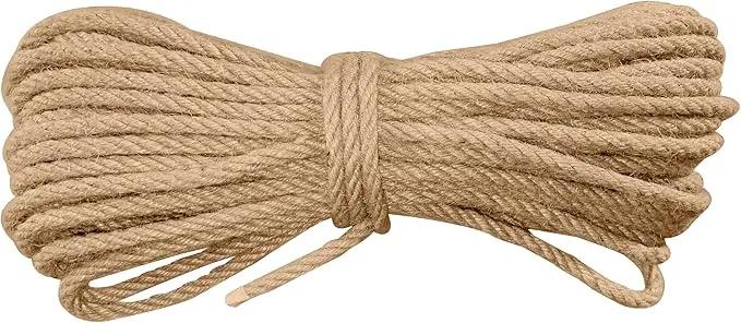 Natural Jute Twine,164 Feet 8mm inch Hemp Twine Rope for Gift Wrapping Craft Plant Garden Christmas Handmade Arts Decoration Packing String Home Decor by GreenHaven Gardens